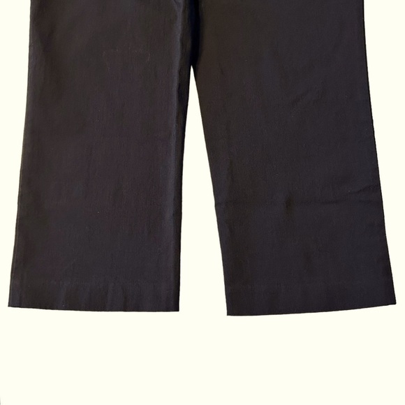 MACY'S JM Jennifer Moore Collection Capris Rivets Stretchy Black Size Small - Picture 13 of 15